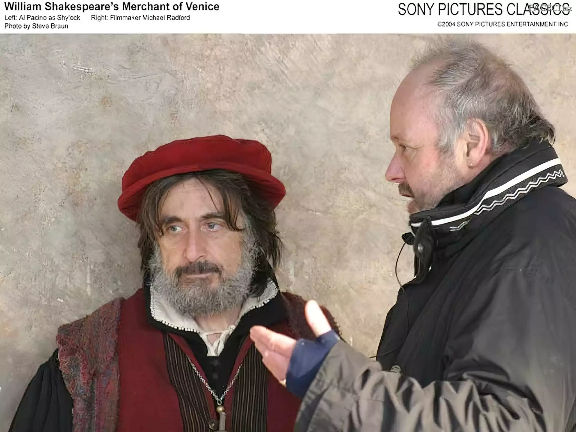 Al Pacino, mężczyzna, Merchant of Venice, beret