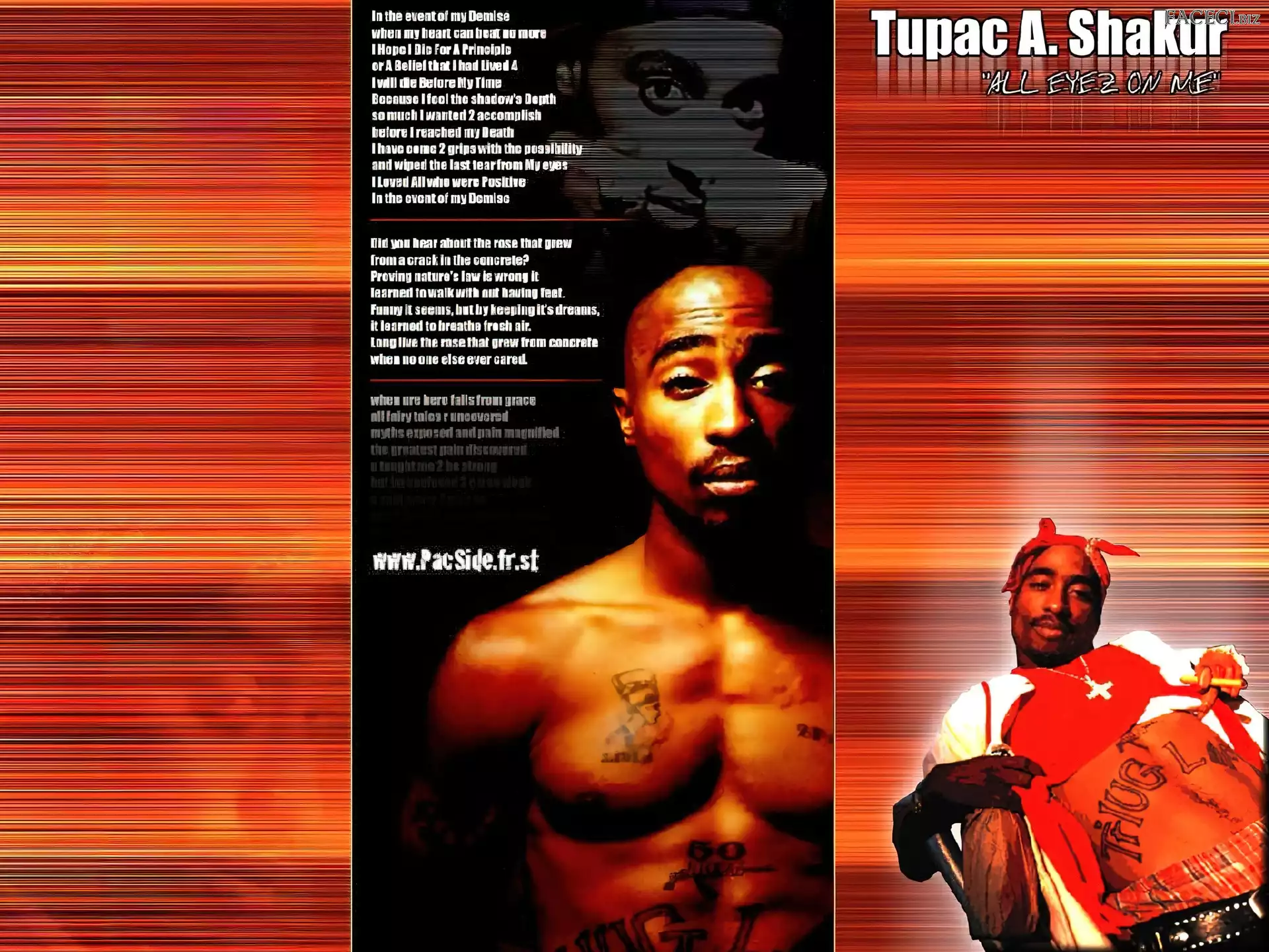 Tatuaż, 2 Pac, Brzuch