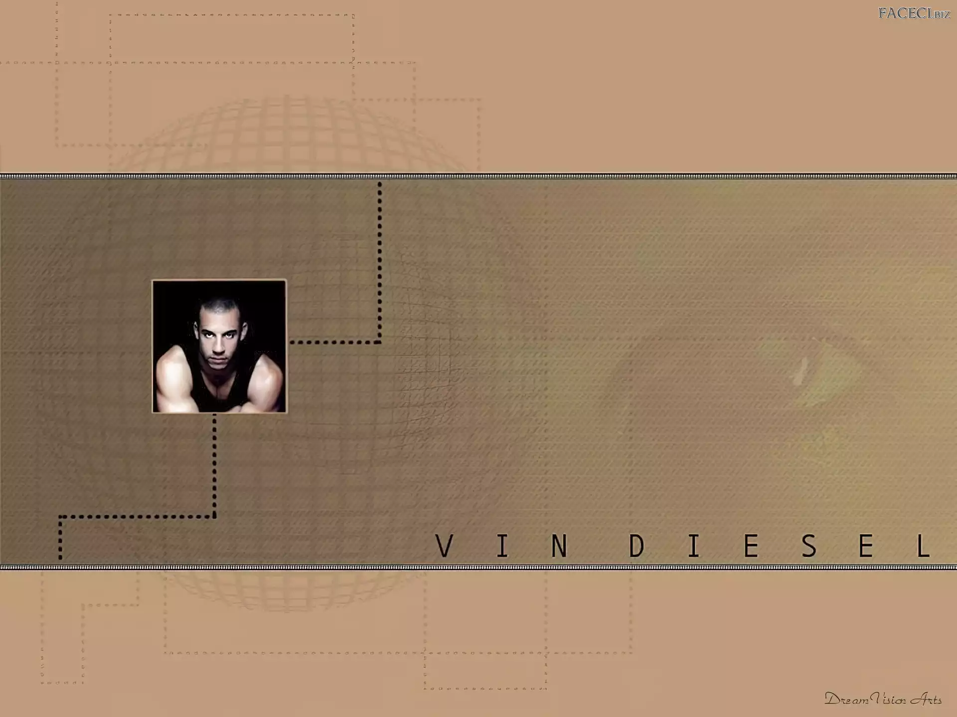 Vin Diesel, czarna koszulka